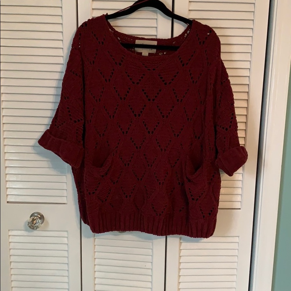Gorgeous burgundy sweater